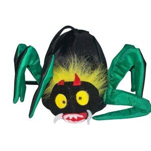 Vintage Hanging Thrilling Spider Motion Activated Shakes Spooky Sound WORKS